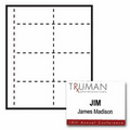 Classic Perforated Paper Name Badge Insert - 3 Color (4"x3")